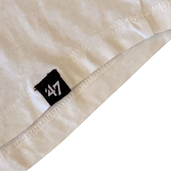 Nashville Predators White Women's Fly Out Raglan T-Shirt by '47 • XXL - Picture 9 of 11